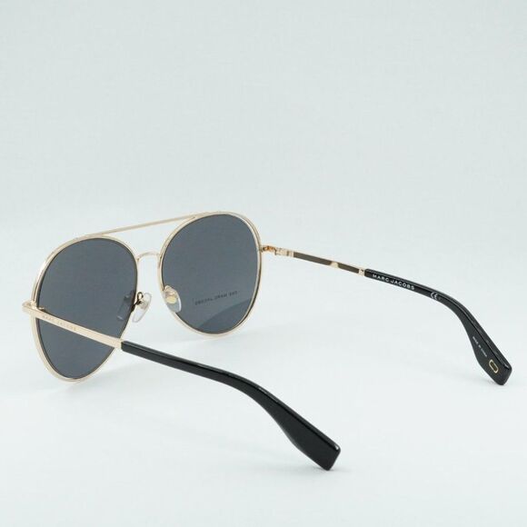 Marc Jacobs Gold Frame Sunglasses with Black Lenses main image 7
